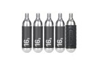 CO2 Cartridge 16g Threated 5 pieces 1 cover Topeak