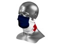 Tour de cou Adulte avec masque anti covid UNS1 intégré KonyStart Tricolore