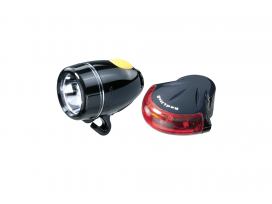 Eclairage avant & arrière HighLite Combo II Noir TOPEAK