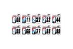 Kit Numeros De Plaque Forward - Blanc